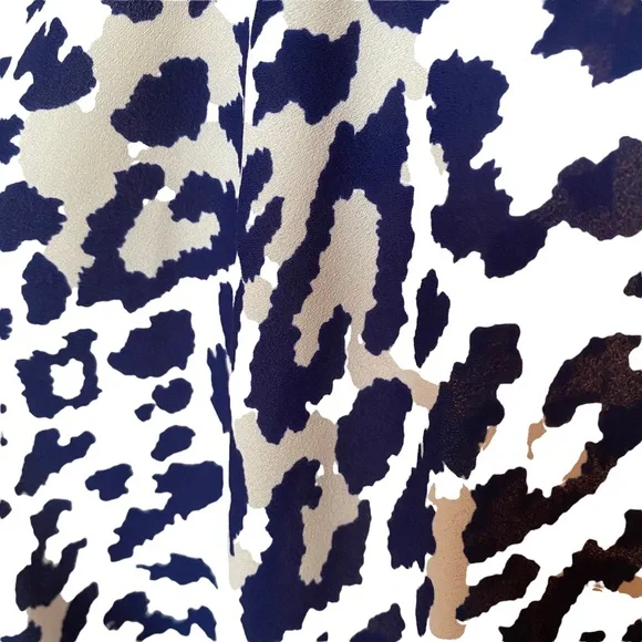 Lush Navy Leopard Hi-Lo Top Small - Picture 5 of 7